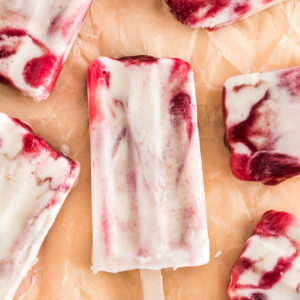 Mixed Berry Pudding Popsicles