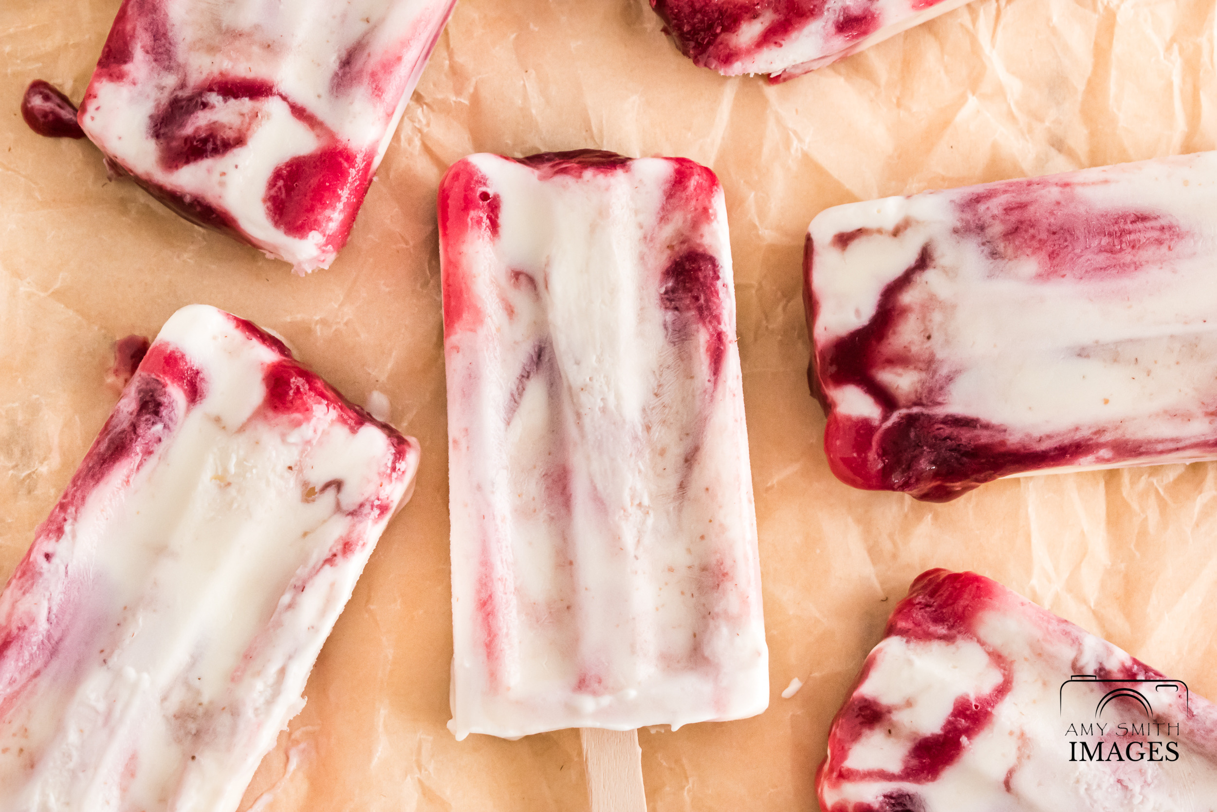 Mixed Berry Pudding Popsicles