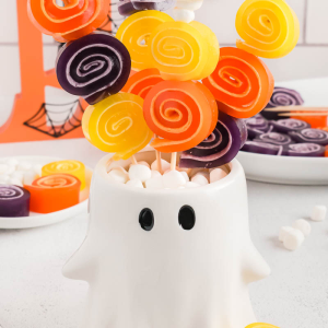 Halloween Gelatin Ghosts and Jello Rolls