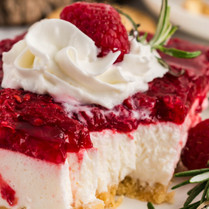 Raspberry Snow Salad